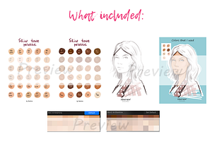 Procreate Skin Colors Palette