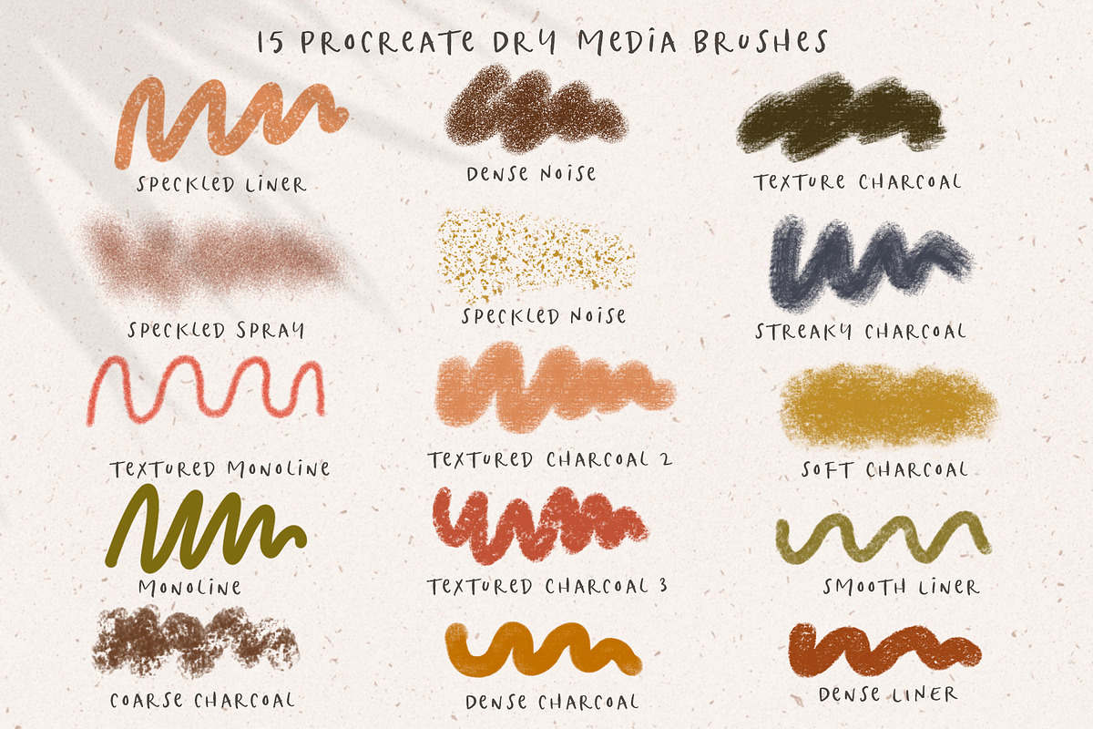Creative Brushes for Procreate, a Brush Add-On by Sweet Fig (Photo 6 of 11)