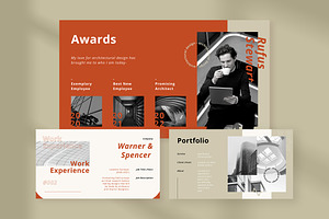 Modern Retro Portfolio Presentation