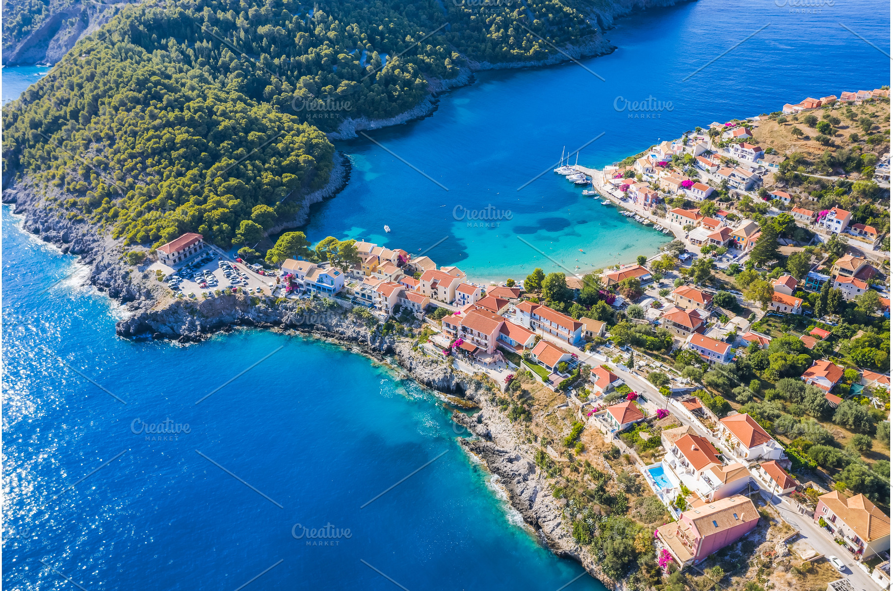 Assos picturesque fishing village, an Architecture Photo by Igor Tichonow