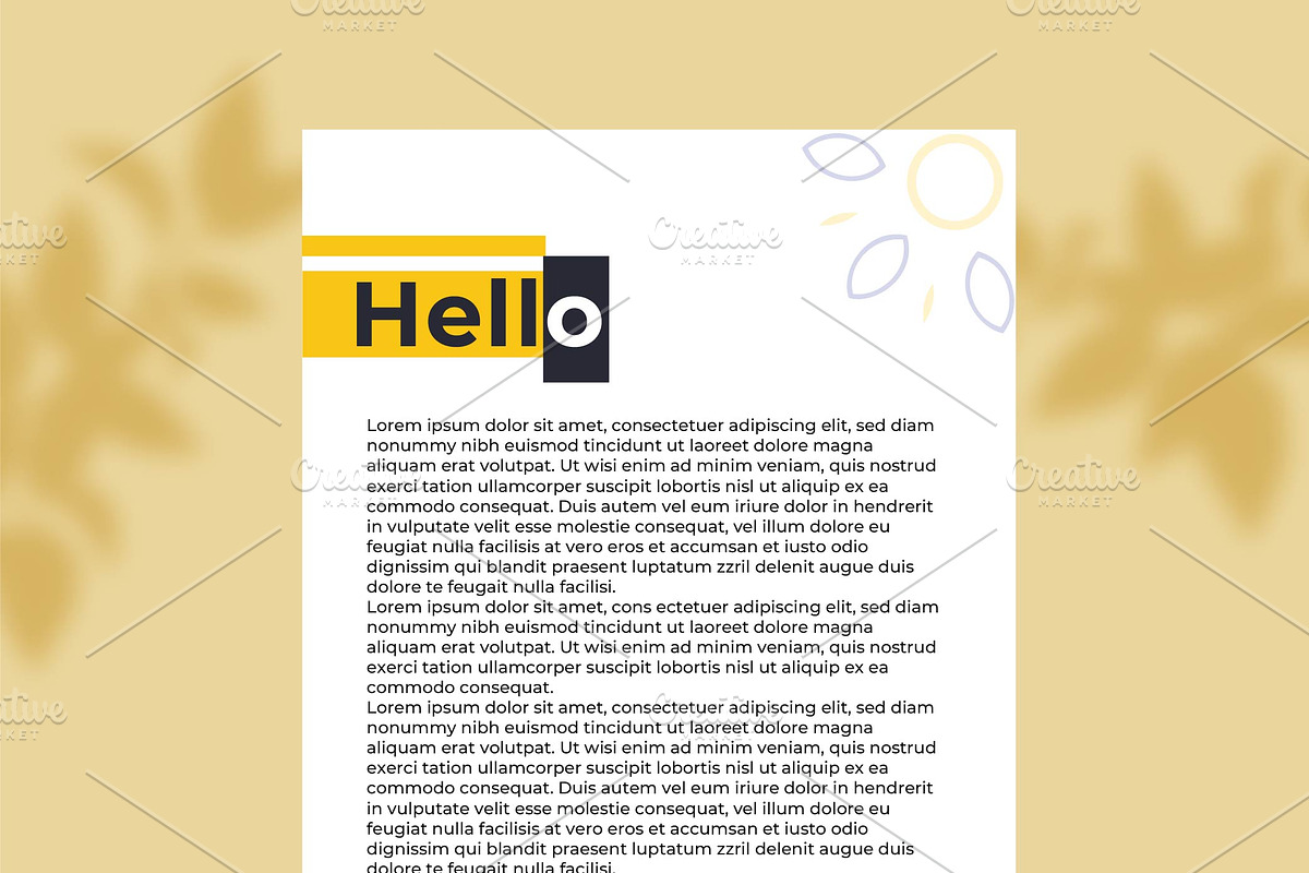 Delilah Dinah - Professional Resume, a Marketing Template by Cubex Design (Photo 2 of 4)
