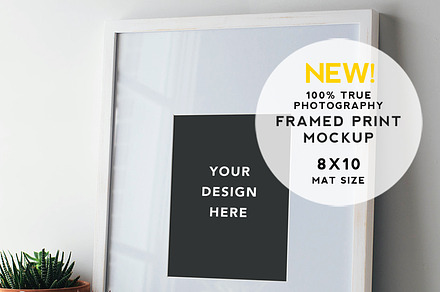 Artist Series Framed Print Mockup #6