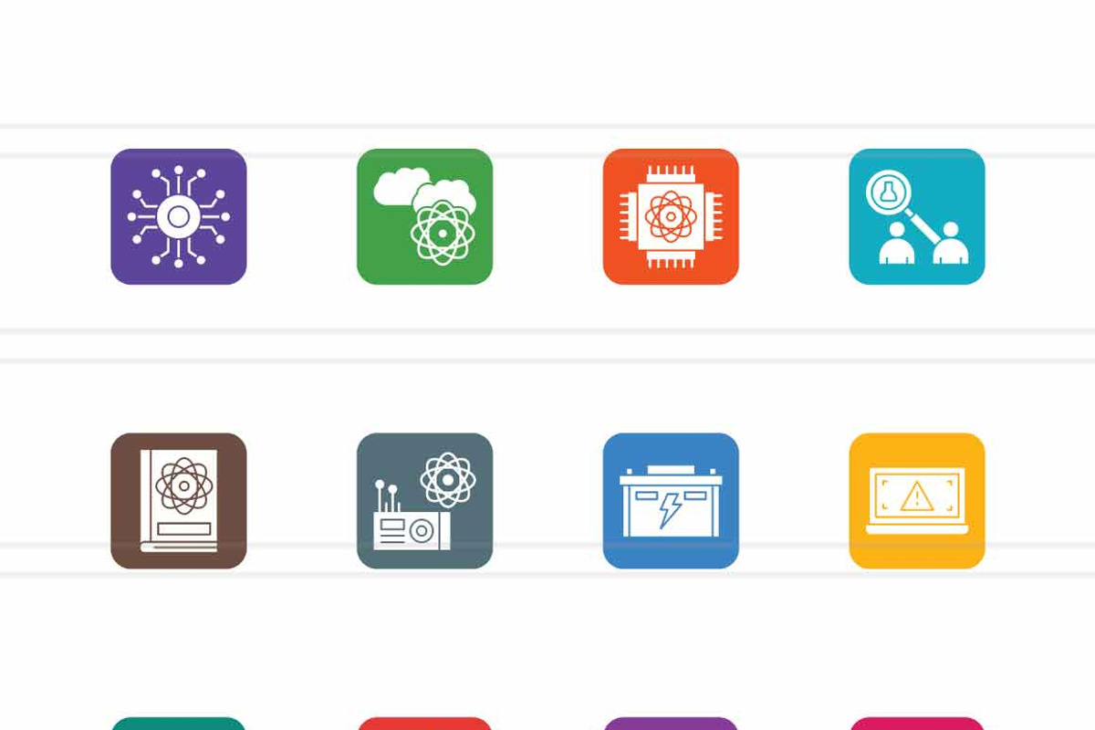 25 Quantum Computing Icons, an Icon by IconBunny (Photo 2 of 2)