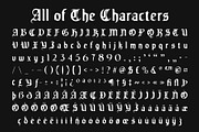 CS Aither Drawn, a Blackletter Font by Craft Supply Co. (Thumbnail 8 of 8)