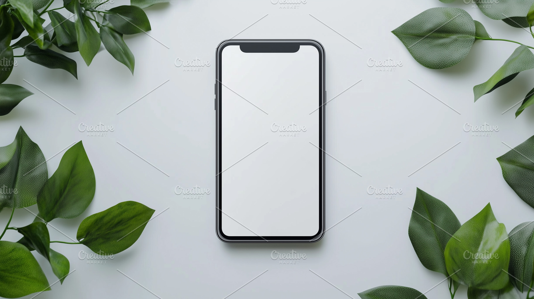 Smartphone mockup with blank screen, a Technology Photo by MistyDay