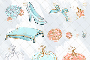 Cinderella Fairy Tale Clipart