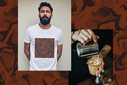 COFFEE ABSTRACT PATTERNS BUNDLE, a Texture Graphic by Creativemaker (Thumbnail 5 of 21)