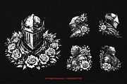 10 Bundle Dark Art Warrior Knight, an Illustration by Morspective (Thumbnail 3 of 7)