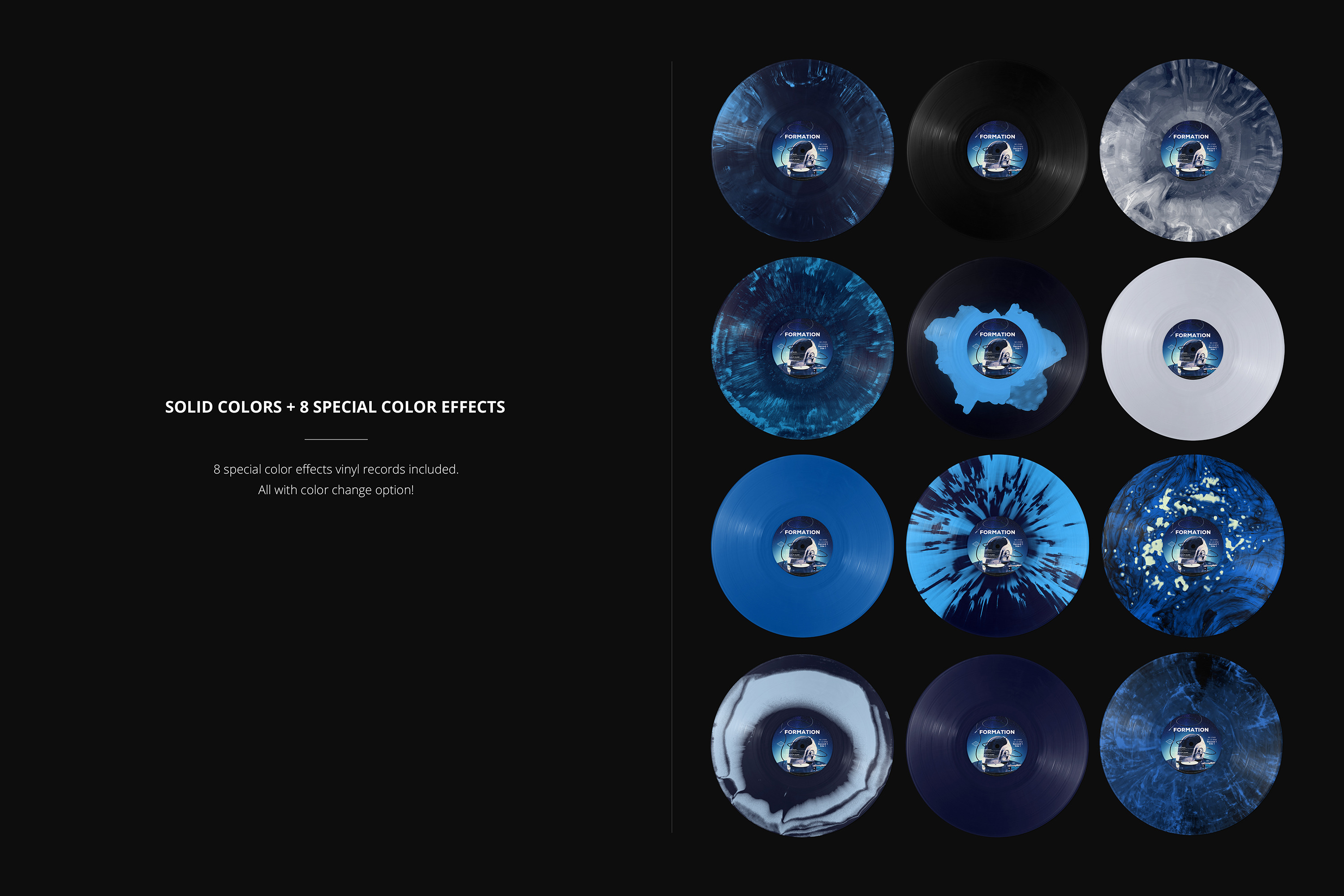 Vinyl Record Round B Sleeve Mockup by Creatsy5  Creative Market