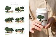 Farmer Market & Park People Scenes, a Person Illustration by LyubovZaytseva (Thumbnail 11 of 24)