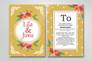 Two Sided Elegant Save the Date Card, an Invitation Template by Business Flyers (Thumbnail 2 of 2)