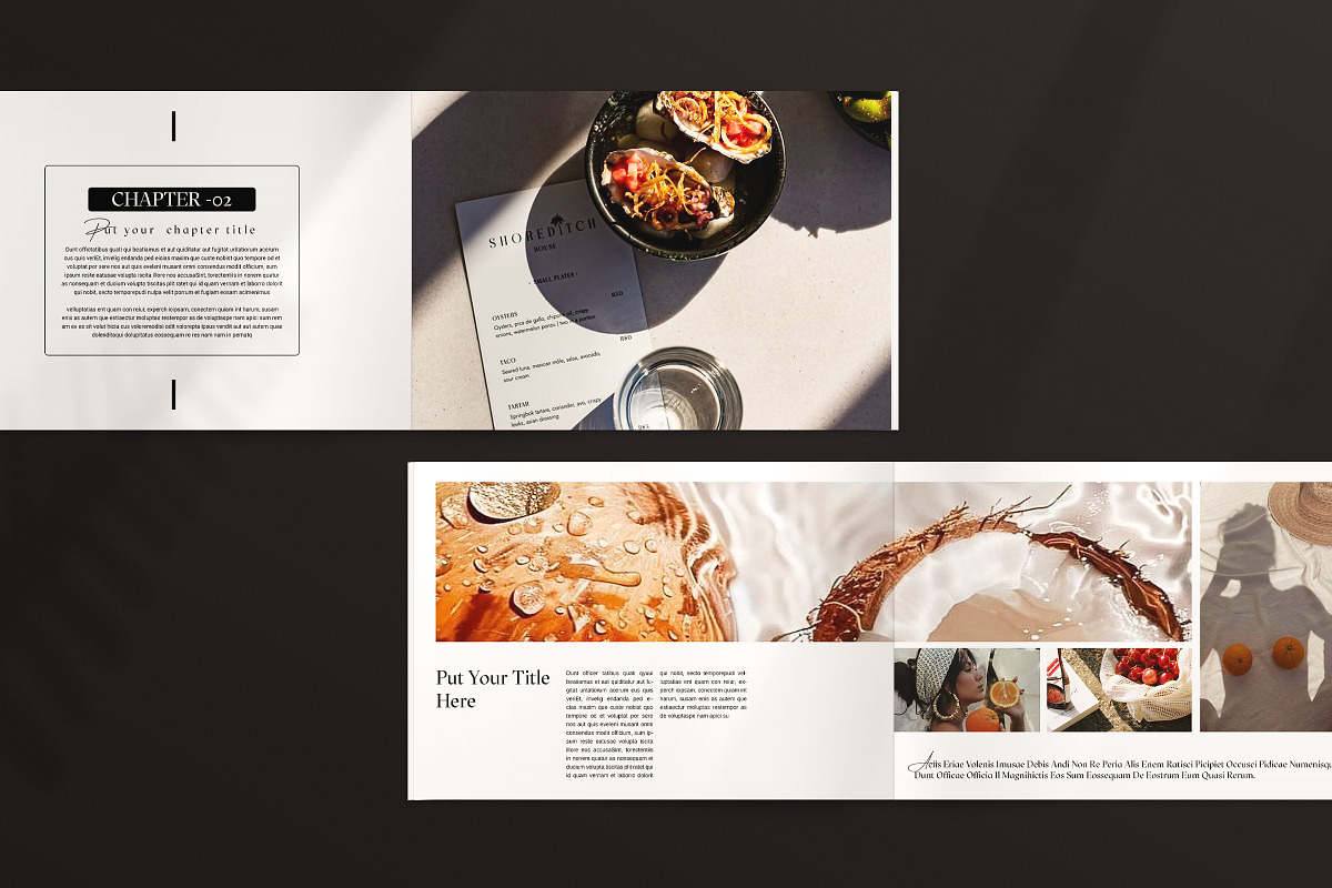 Photo Album Book Template | CANVA, a Magazine Template by ArtisanaAura (Photo 8 of 13)