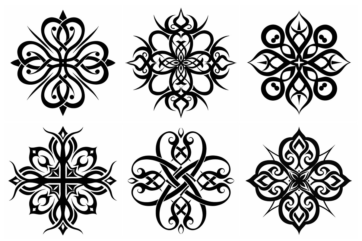 Celtic and ornate vector designs, an Object Graphic by Billah Hub