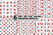 Kawaii Blood Donation Patterns SVG, a Pattern Graphic by one-touch (Thumbnail 1 of 19)