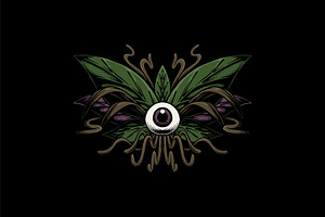 Nature mystical eye, an Object Illustration by Judsart