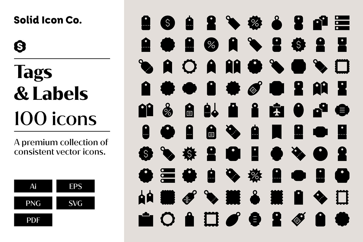 Tags and Labels Icons