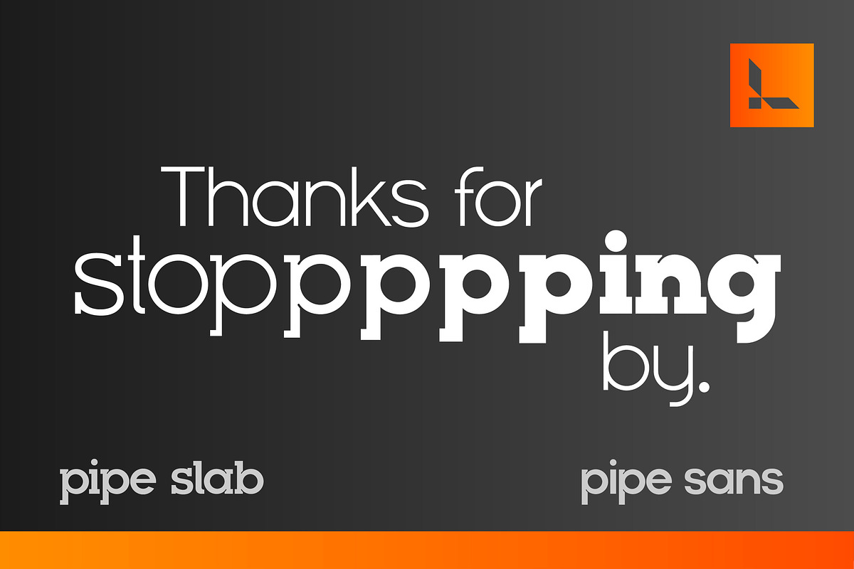 Pipe Font Bundle - Geometric Duo, a Slab Serif Font by Lateral Design (Photo 18 of 18)