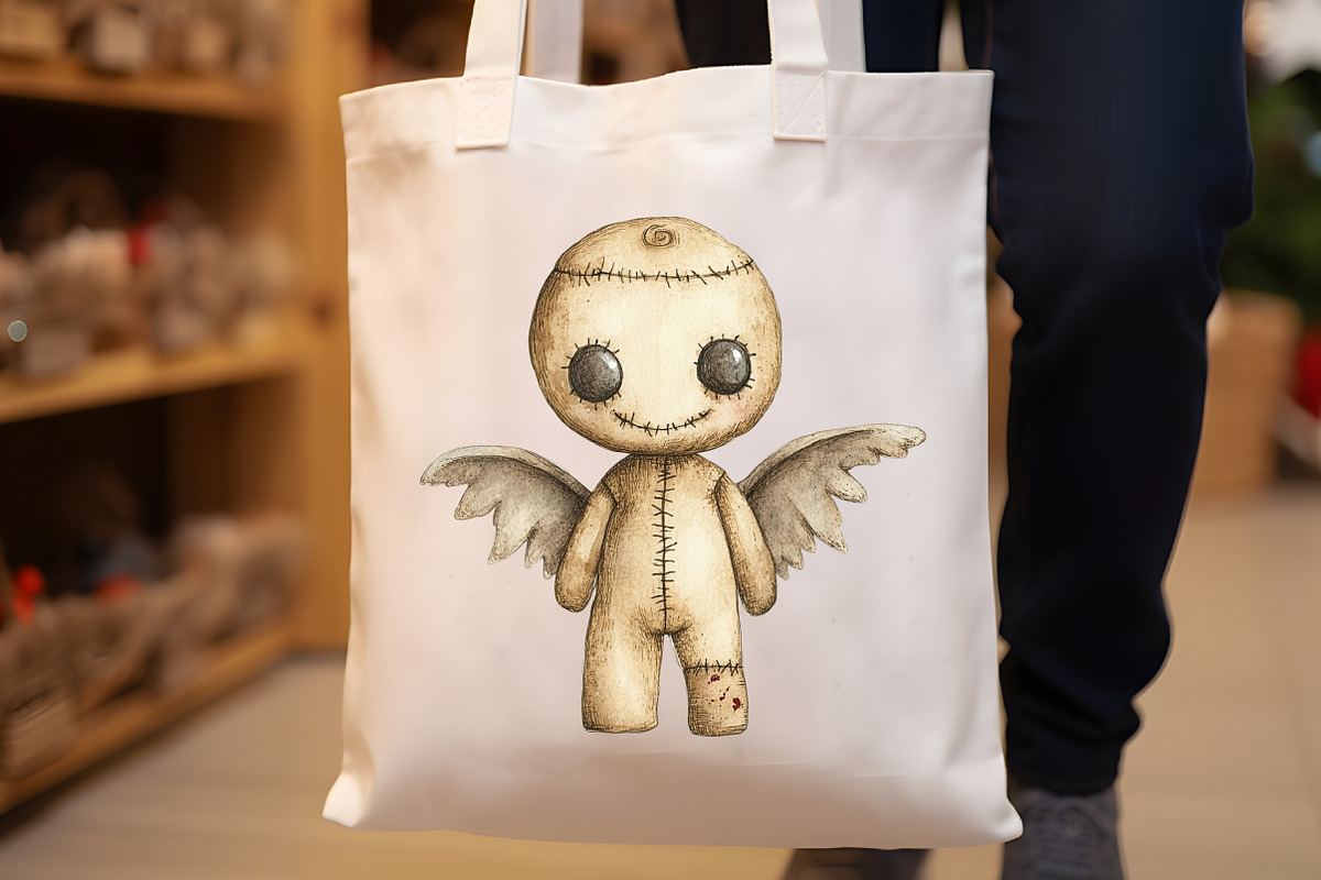 Coquette Halloween Voodoo Doll Clipa, an Illustration by Rose Art (Photo 5 of 7)