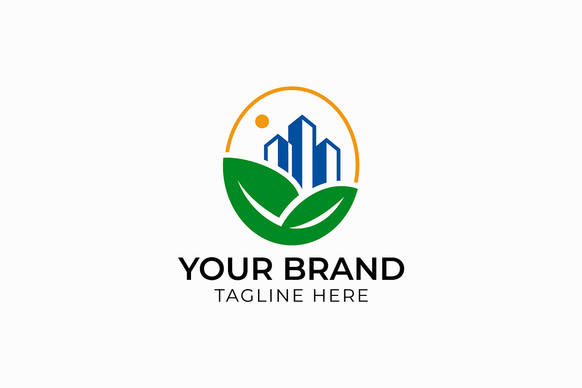 Eco Friendly Logo Skyscrapers, a Branding & Logo Template by Signatoro (Photo 1 of 3)