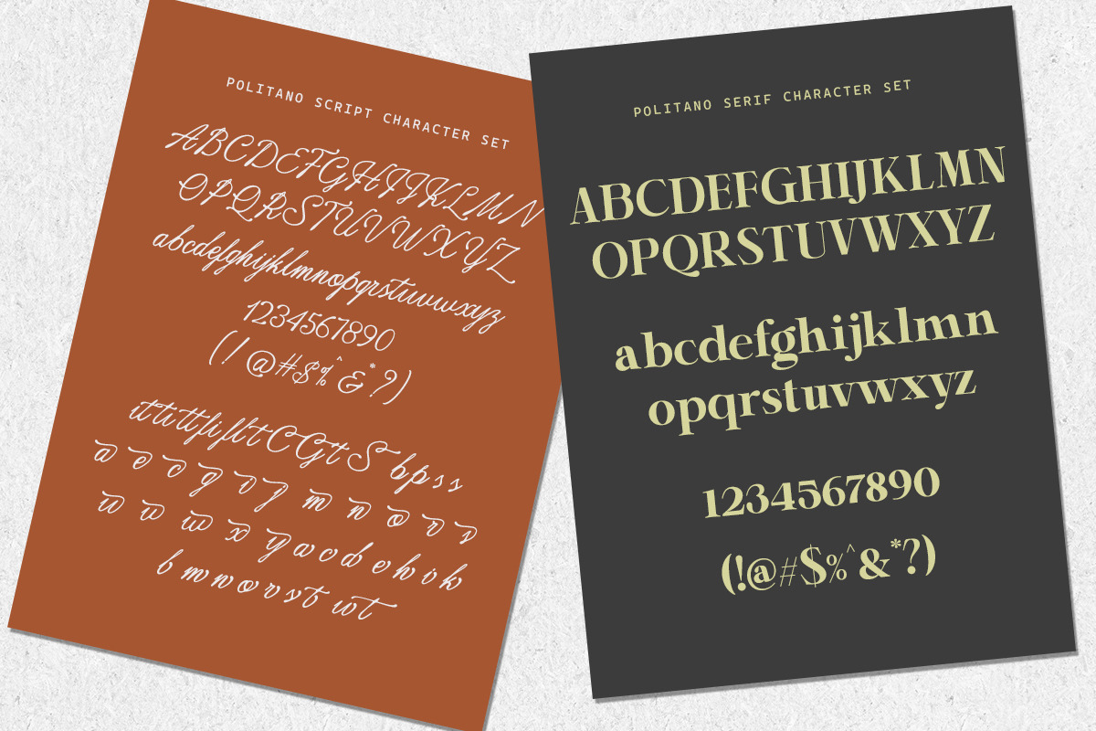 Politano Edition, a Script Font by Letter Fresh (Photo 11 of 13)