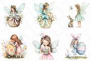 Easter Day Adorable Fairy Girls Clip, an Illustration by DreamPrint404 (Thumbnail 5 of 6)