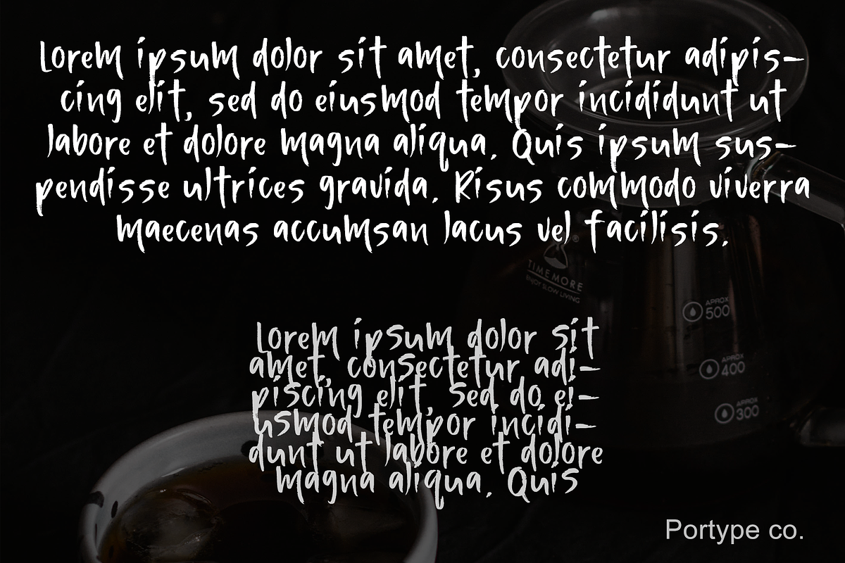 Menulis - handwritten font, a Sans Serif Font by portype (Photo 5 of 5)