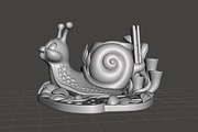 Snail Pen Holder 3D Print STL, an Animal 3D Model by Creative Art (Thumbnail 3 of 3)