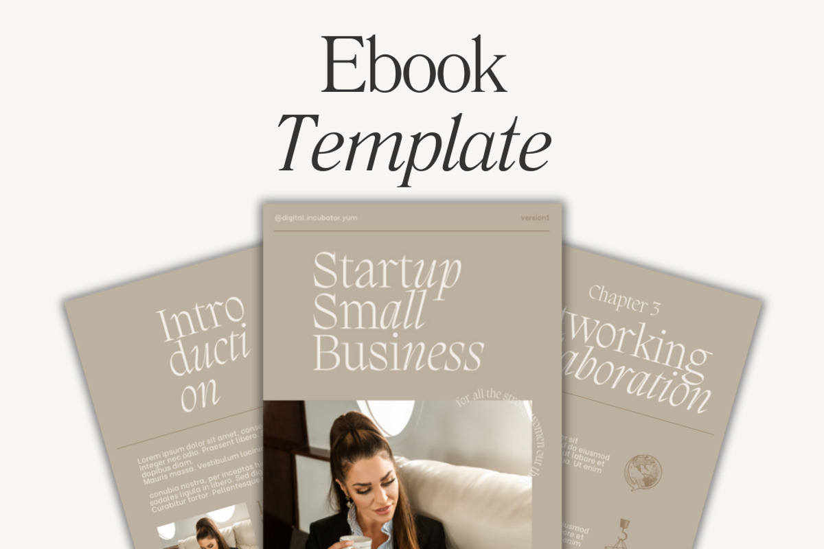 Light Brown A Guide to Ebook, a Social Media Template by digital.incubator.yum (Photo 4 of 5)