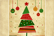 Vintage set of Christmas cards, a Decorative Illustration by SmartDesign (Thumbnail 2 of 2)