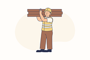 Construction Worker Illustration, an Object Graphic by Jump Studio (Thumbnail 12 of 12)