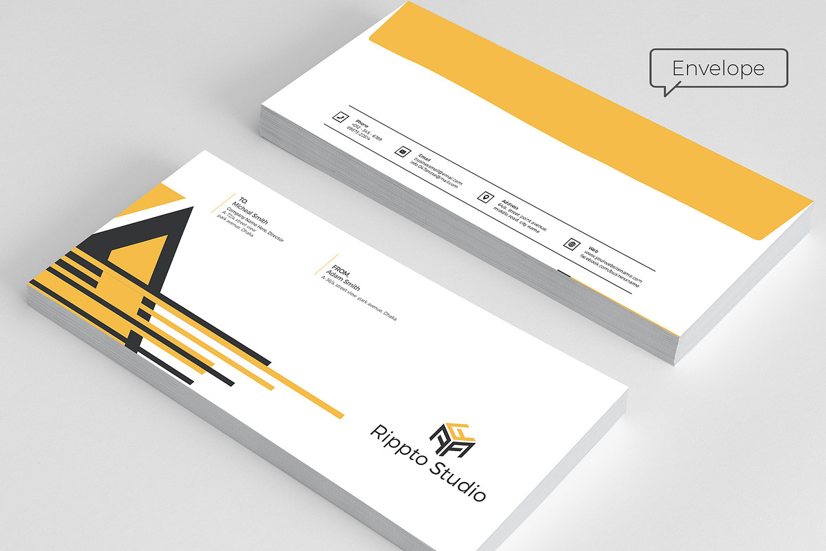 Corporate Branding Identity Template, a Stationery Template by Tbunny (Photo 5 of 7)