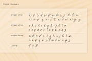 Yellow Palette, a Script Font by din-studio.com (Thumbnail 10 of 10)