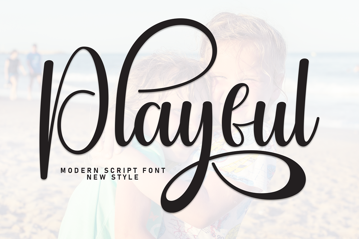 Playful | Script Font, a Handwritten Font by Scratchones (Photo 1 of 9)