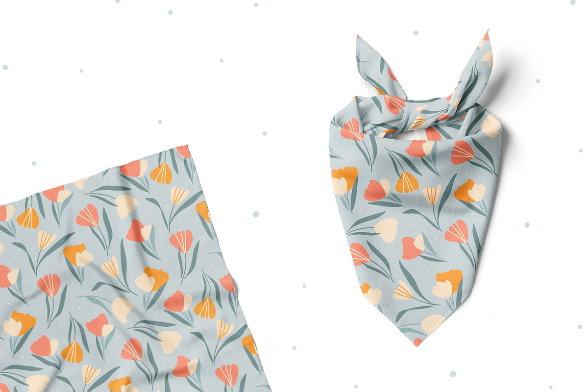 Floral seamless patterns, a Pattern Graphic by hanifa_design (Photo 10 of 11)