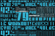Sportage - Font Family, a Sans Serif Font by Burntilldead (Thumbnail 4 of 8)
