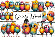 Quirky Birds on a Branch, an Illustration by CreationArt (Thumbnail 1 of 5)