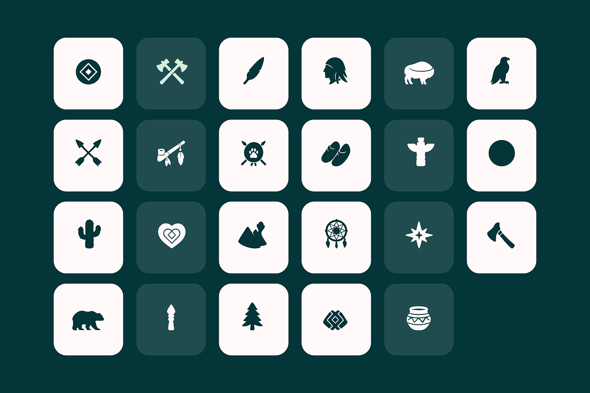 Indigenous Dingbats Font, a Symbol Font by Creativetacos (Photo 2 of 3)