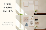 Frame Mockup Set, a Print Template by LOPEstudio (Thumbnail 1 of 5)