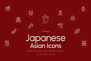 Japanese and Asian Icons, an Outline Icon by Prosymbols (Thumbnail 1 of 7)