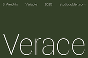 SG Verace Display Font, a Sans Serif Font by Studio Gulden (Thumbnail 1 of 15)