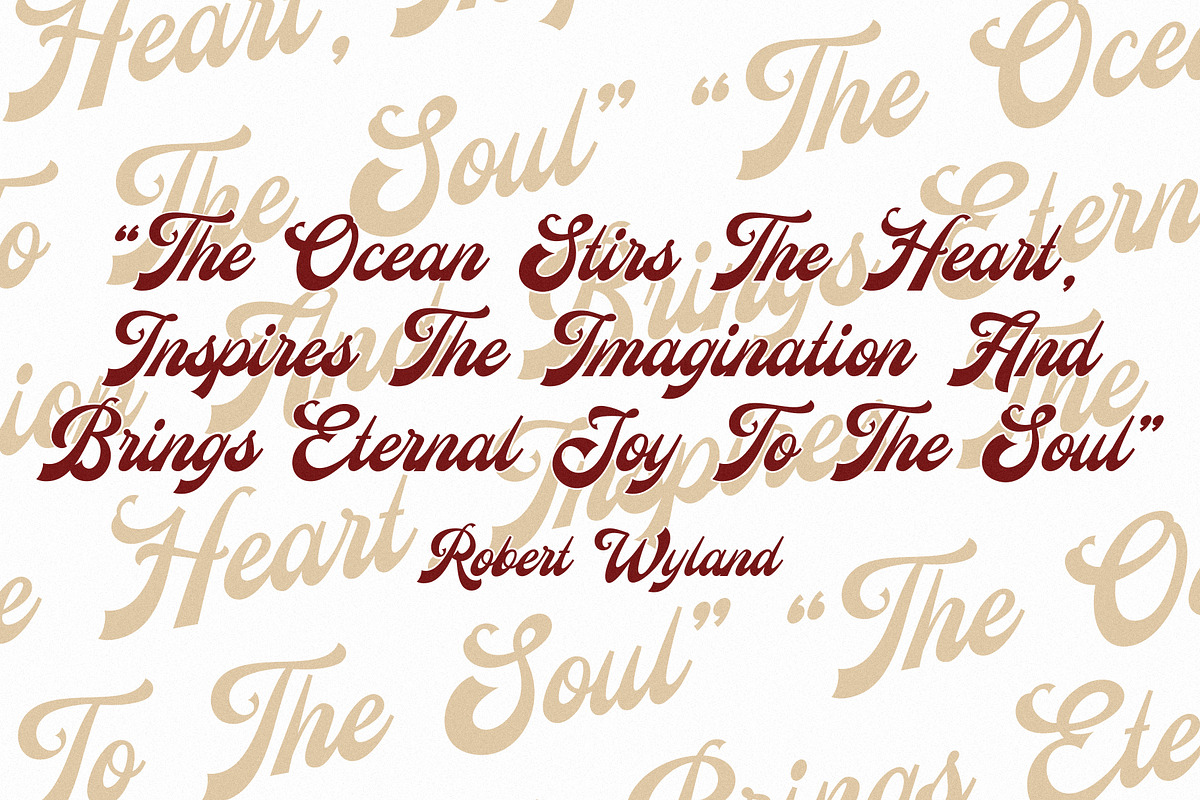 Nearland, a Script Font by uncurve (Photo 9 of 9)