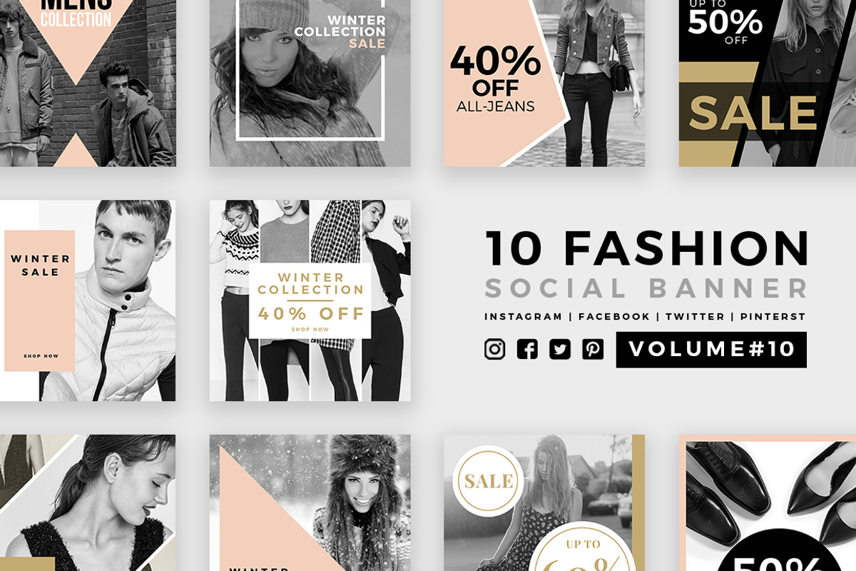 Stylish - 100 Social Media Templates, a Social Media Template by MinimalStudioCo (Photo 17 of 19)