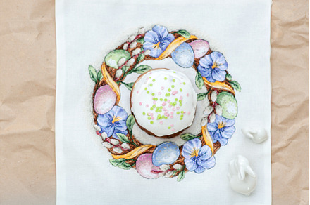 Beautiful Easter table setting