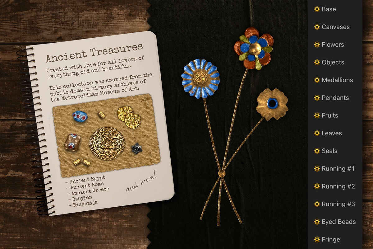 Ancient Treasures Box for Procreate, a Brush Add-On by bokettori (Photo 2 of 24)