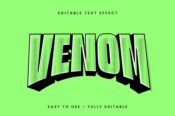 Comic Halftone 3D Text Effect preview 4