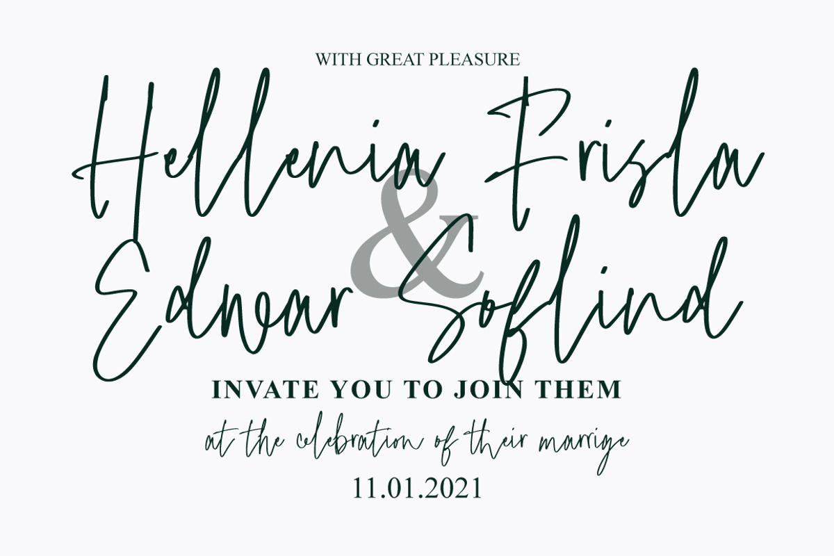 Dolce Miele - Casual Signature, a Font by tebaltipislab (Photo 2 of 10)