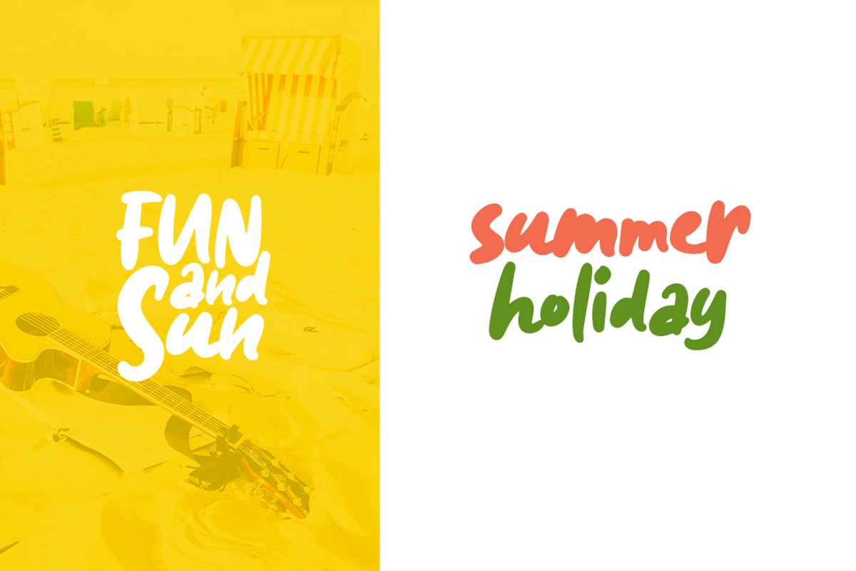 Diggies - A Playful Doodle Font, a Script Font by Weape Studio (Photo 3 of 8)