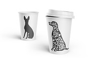 Sighthound and Pariah dog Silhouette, an Animal Illustration by pet design shop (Thumbnail 9 of 9)