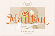 Mailton Typeface, a Serif Font by alit design (Thumbnail 1 of 23)
