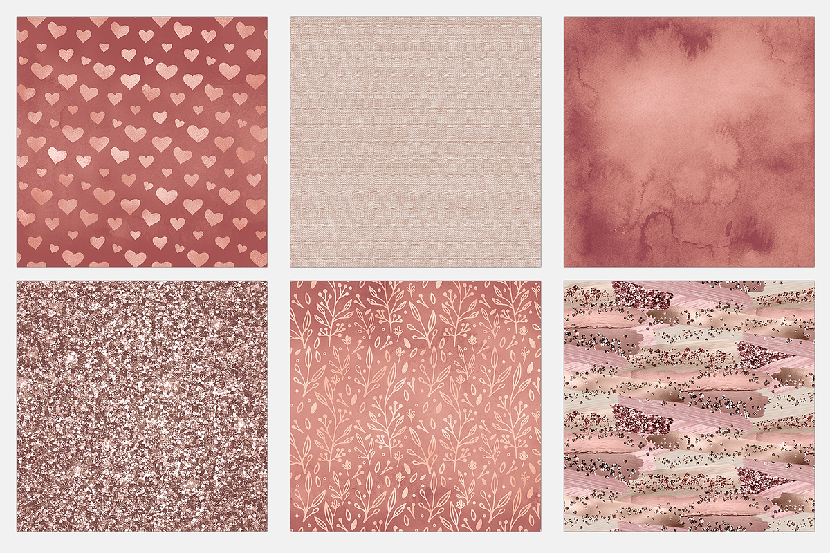 Blush Cream Digital Paper, a Pattern Graphic by Brandi Lea Designs (Photo 4 of 5)